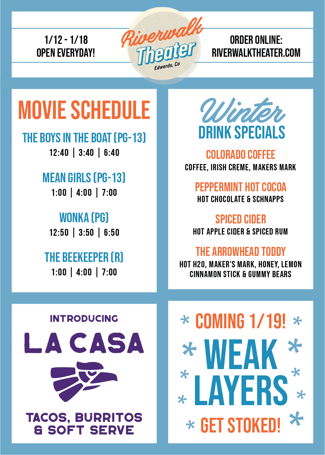 Vail Valley’s Premier Movie Theater in Edwards CO Riverwalk Theater Digital Movies Analog Feel